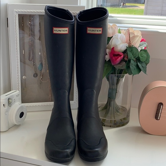 Hunter Shoes - HOST PICK ✨ Matte Black | Hunter Boots
